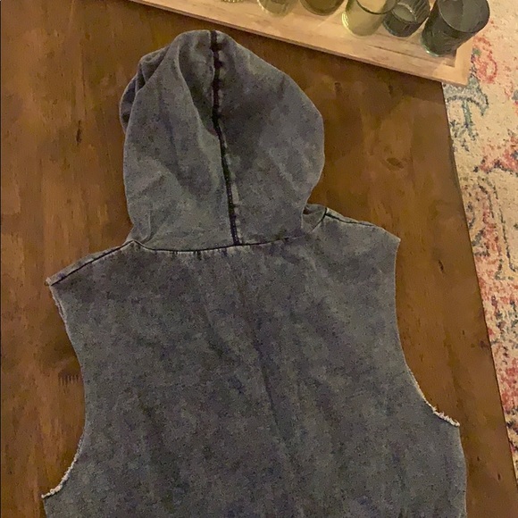 Umgee Cutoff Hoodie Dress - Picture 6 of 7